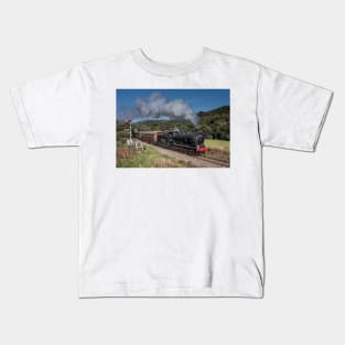 Steam on the North Yorkshire Moors Railway Kids T-Shirt